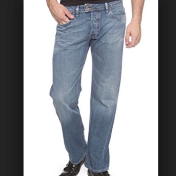 DIESEL Rabox Jeans 28 x 30 Relaxed Straight Leg Button Fly - Picture 1 of 13